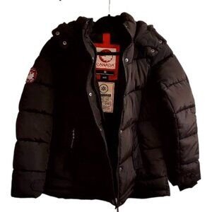 Canada Weather Gear Women's Winter Puffer Parka Coat - Black, Sz M